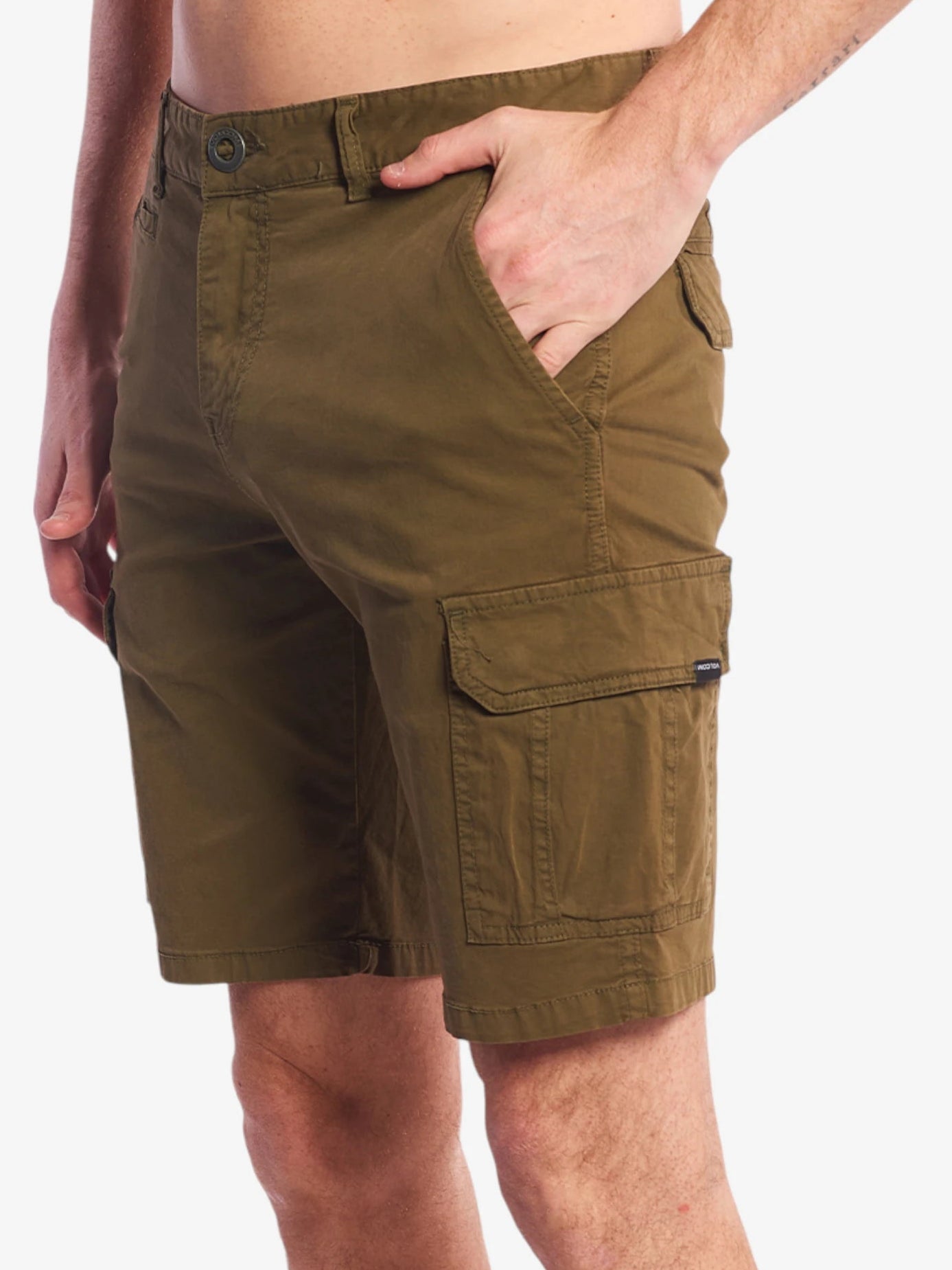 Bermuda Volcom Cargo Gab Solid 18 Marron Oscuro - Indy