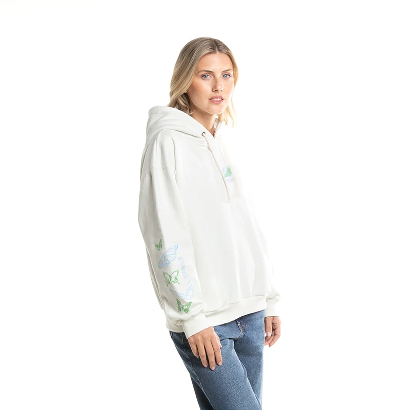 Buzo Rusty Butterfly Relaxed Mujer Crema - Indy