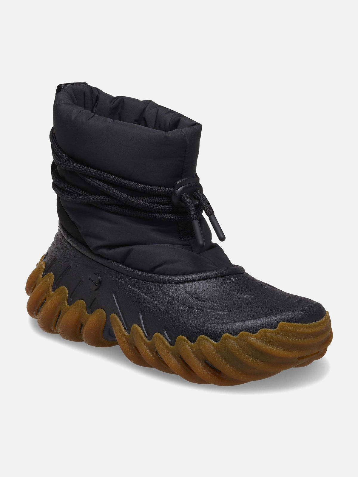 Crocs Echo Boot Negro Gum — perspectiva