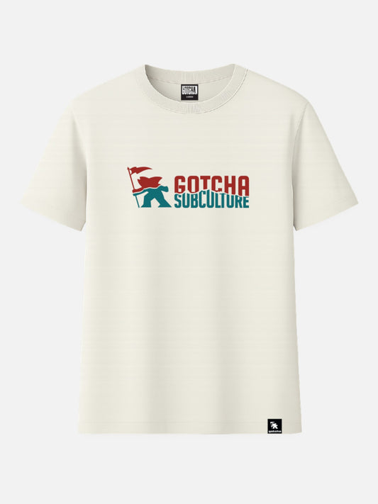 Remera Gotcha Crash Blanco