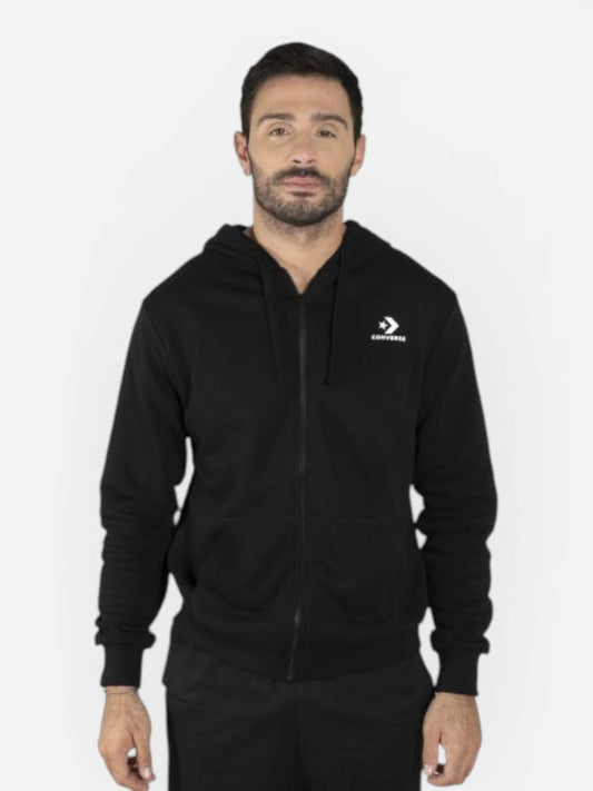 Campera Converse Nova Jacket Unisex con Capucha Negro