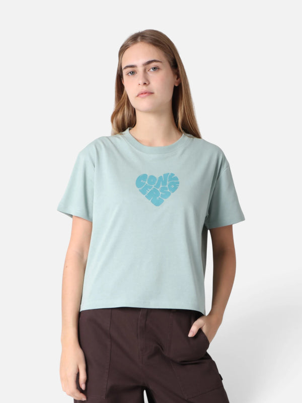 Remera Mujer Converse Heart Tee