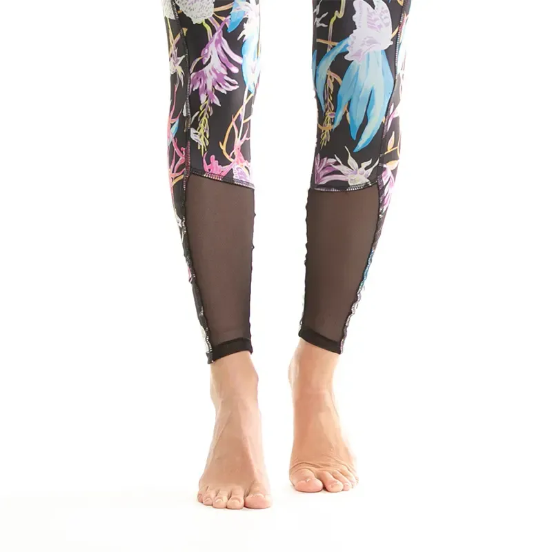 Calza Rusty Butterfly Dream Sport Negro Floreado - Indy