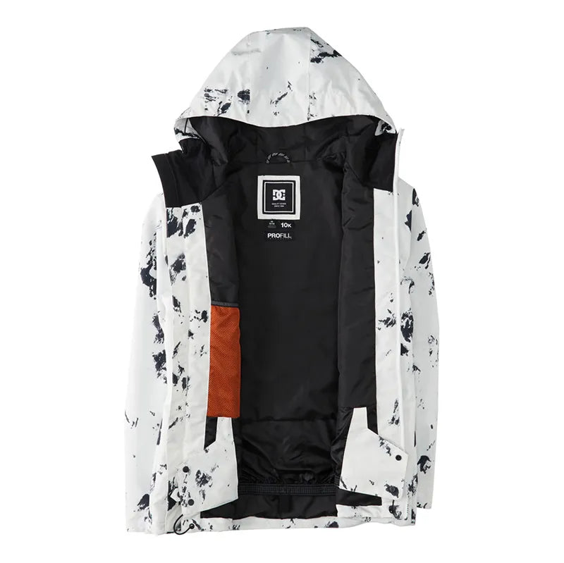 Campera Dc Snow Basis Print Blanco - Indy