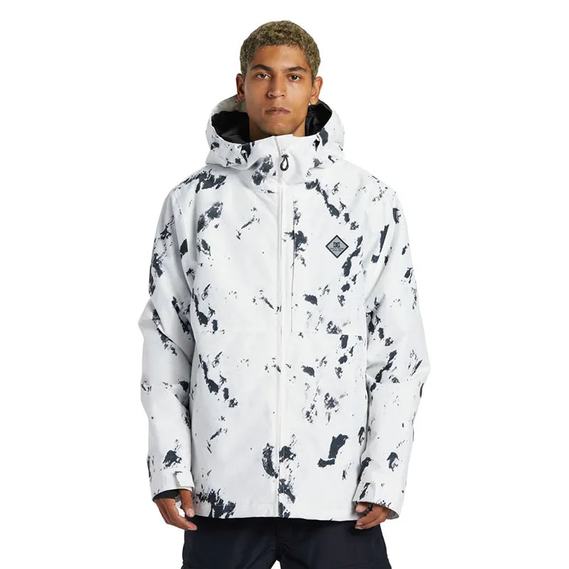 Campera Dc Snow Basis Print Blanco - Indy
