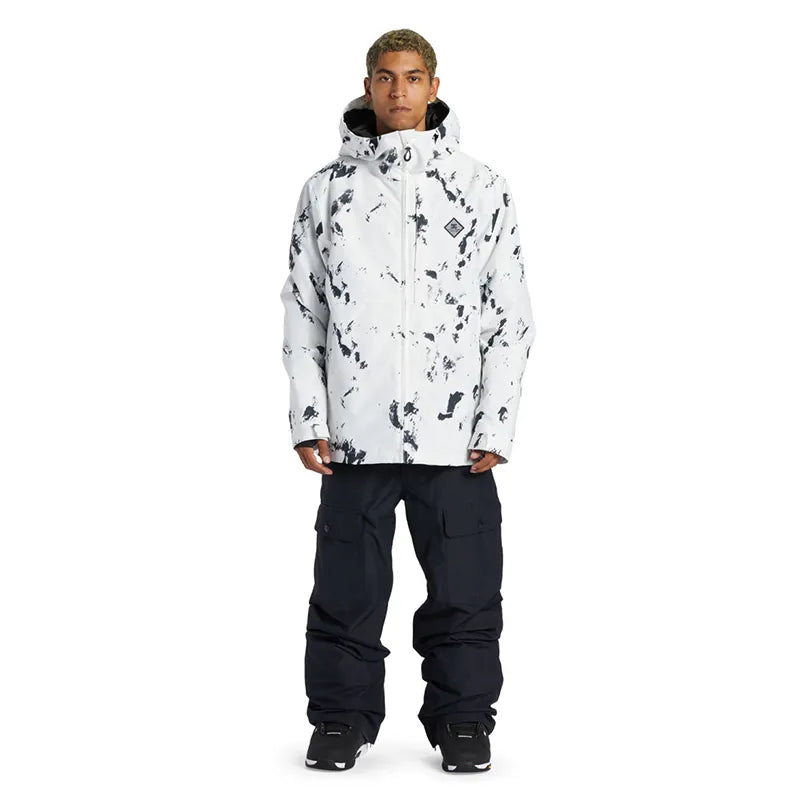 Campera Dc Snow Basis Print Blanco - Indy