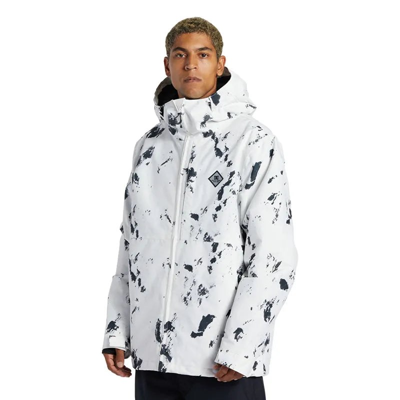 Campera Dc Snow Basis Print Blanco - Indy