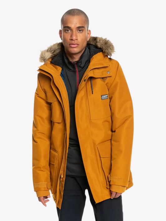 Campera Parka Quiksilver Ferris Marrón - Indy