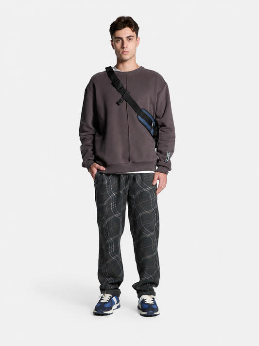 Pantalon Elepants Estampado Viyela Wavy Negro