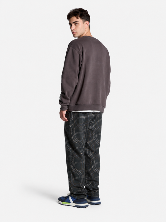 Pantalon Elepants Estampado Viyela Wavy Negro