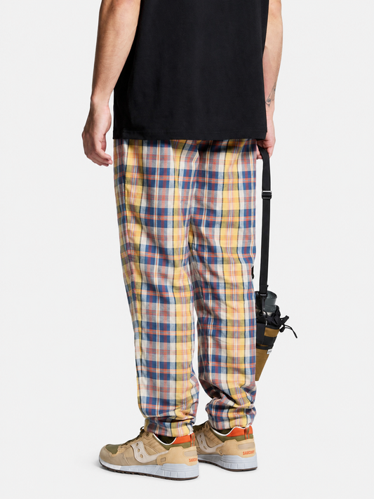Pantalon Elepants Escoces 300 Viyela Azul Amarillo