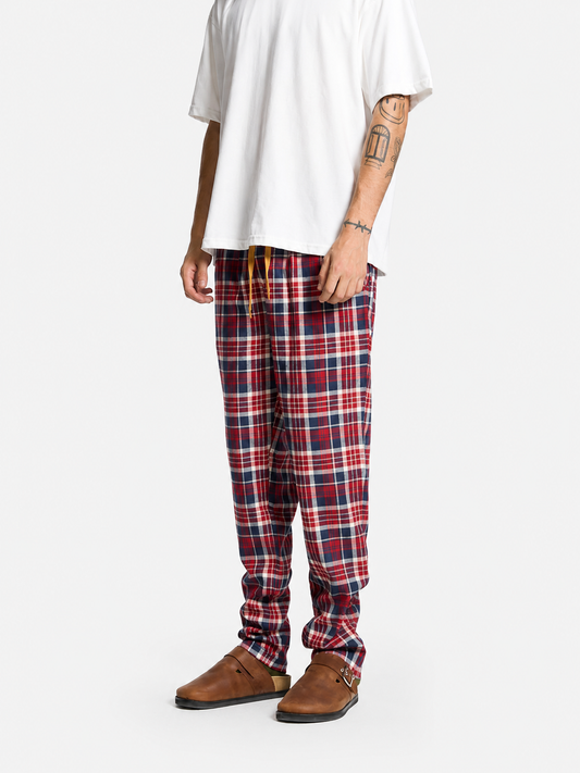 Pantalon Elepants Escoces 292 Viyela Rojo Azul