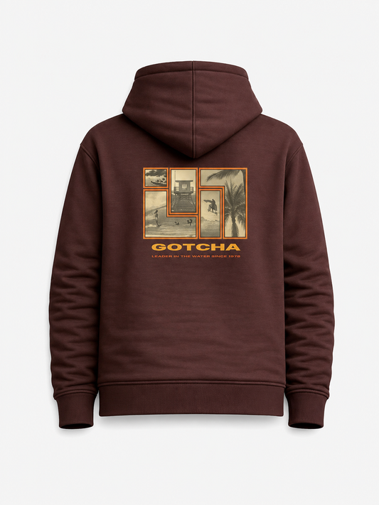 Buzo Gotcha Tetris Hoodie Habano