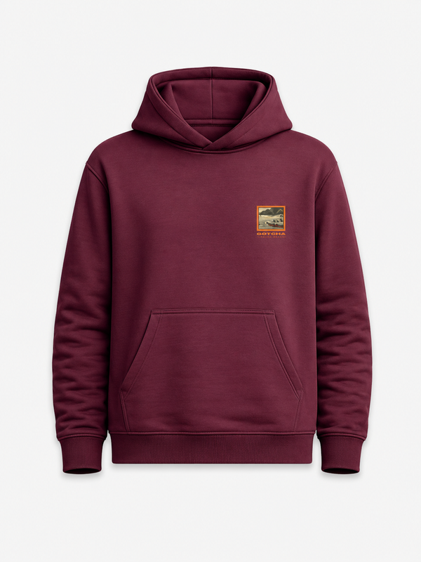 Buzo Gotcha Tetris Hoodie Bordo