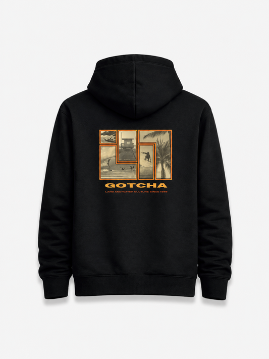 Buzo Gotcha Tetris Hoodie Negro