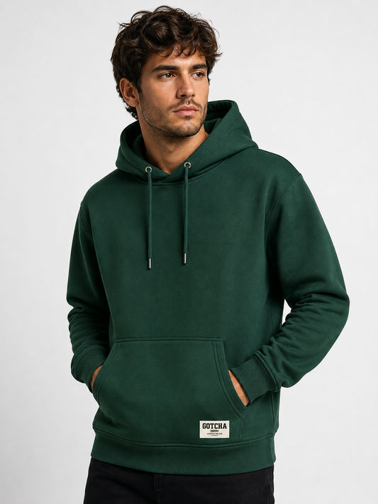 Buzo Gotcha Essential Verde Ingles