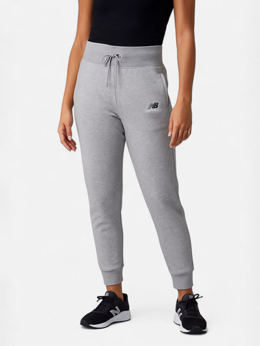 Pantalon New Balance Mujer Essentials Rustico Gris