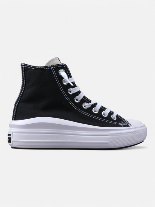 Zapatillas Converse Chuck Taylor Move Hi Negro Blanco