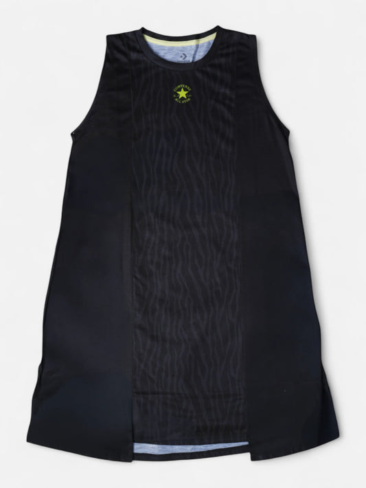 Vestido Converse Mix Match Zebra Negro