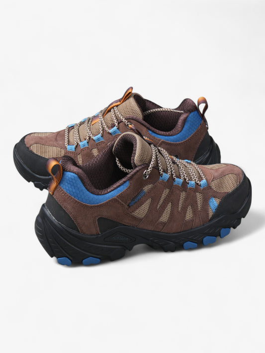 Zapatillas Alpine Skate Mujer Pyxis Trekking Senderismo Marrón Azul