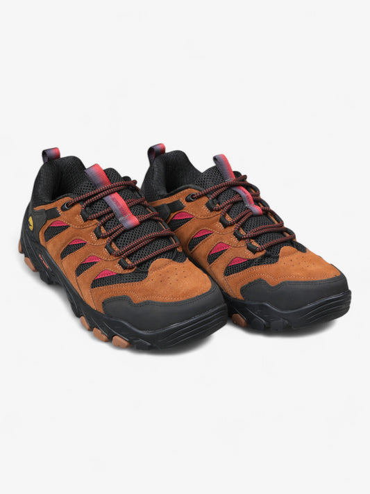 Zapatillas Alpine Skate Lyra Trekking Senderismo Marrón Negro Rojo