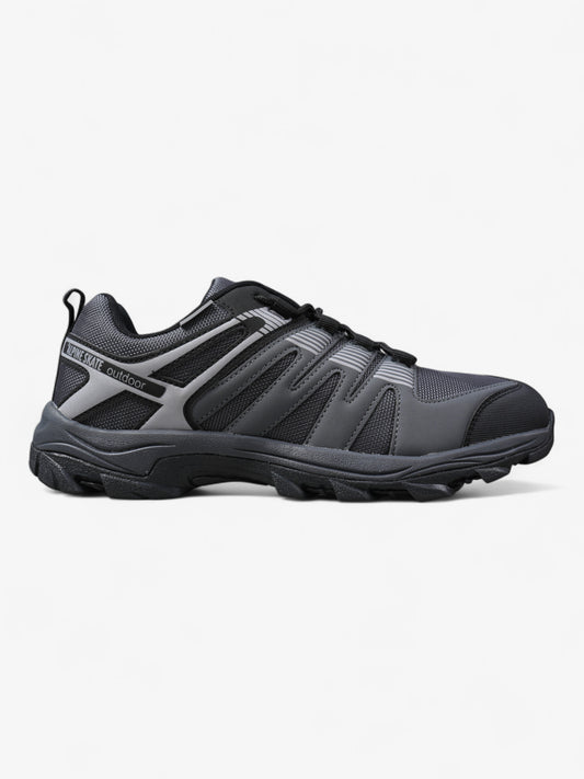 Zapatillas Alpine Skate Cervino Trekking Senderismo Negro Gris