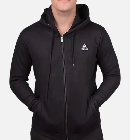 Campera Le Coq Sportif Ess Hoddie Jacket Negro
