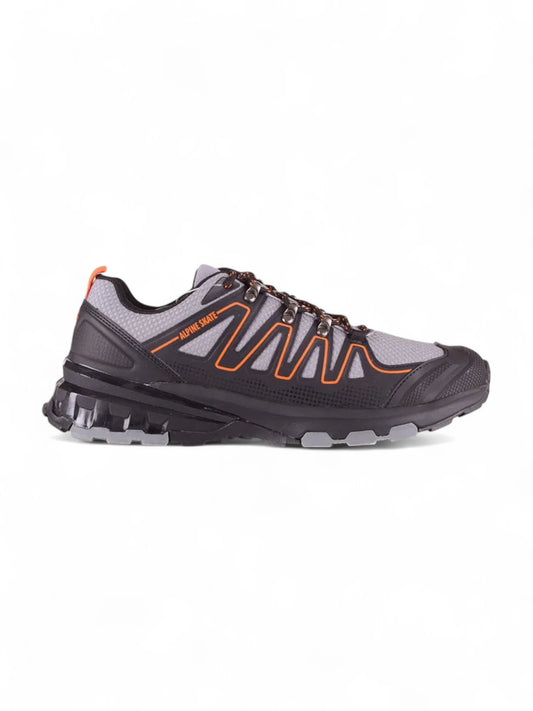 Zapatillas Alpine Skate Sagitta Trekking Senderismo Gris Naranja