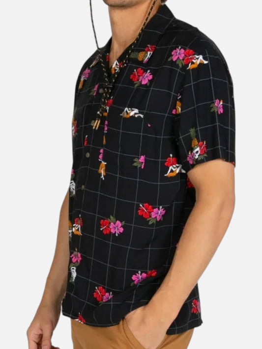 Camisa Billabong Vacay Trady Niño Negro