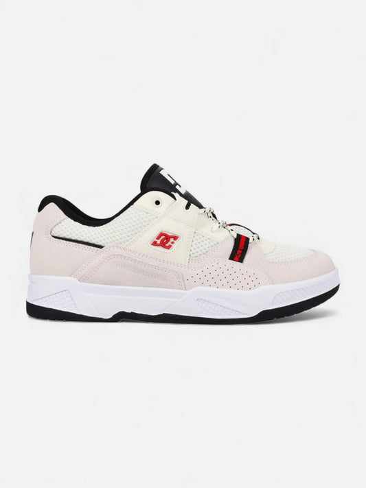 Zapatillas DC Construct Beige Rojo Blanco