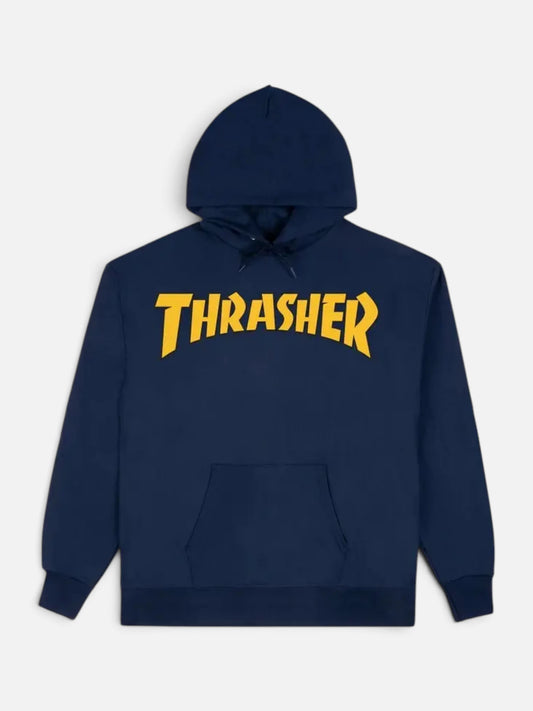 Buzo Thrasher Cover Logo Azul Marino