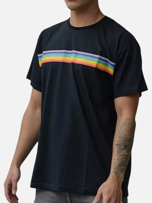 Remera Good Rainbow Negro