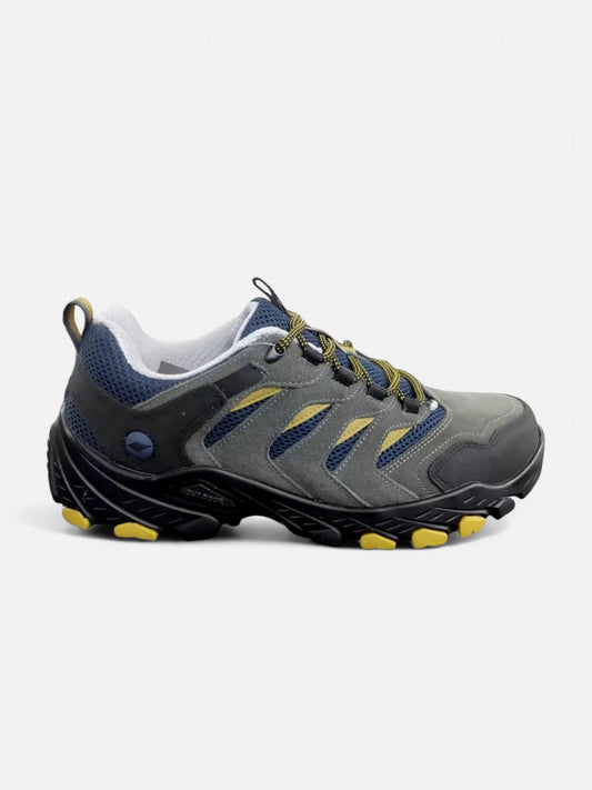 Zapatillas Alpine Skate Lyra Trekking Senderismo Gris Azul Amarillo