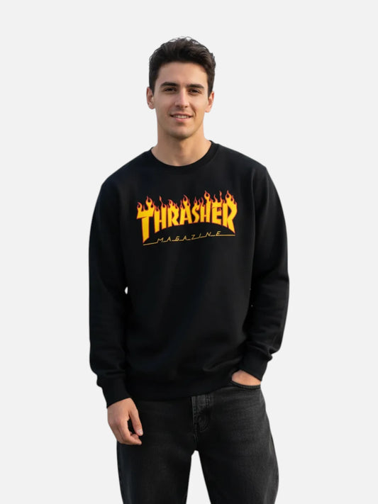 Buzo Thrasher Godzilla Crew Negro