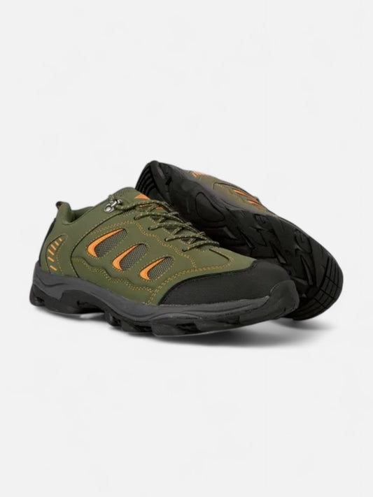 Zapatillas Alpine Skate Terrax Ultra Trekking Senderismo Verde Oliva Naranja