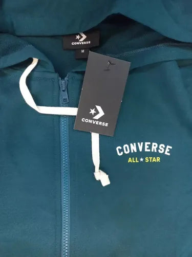 Campera Converse All Star Plain Verde Petroleo