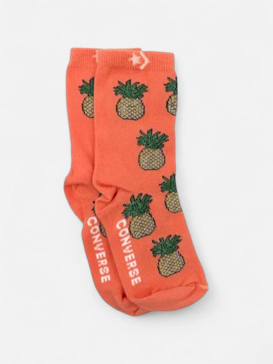Medias Niño Mini Converse Piña Naranja
