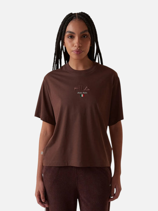 Remera Mujer Fila Comfort Soft Marrón