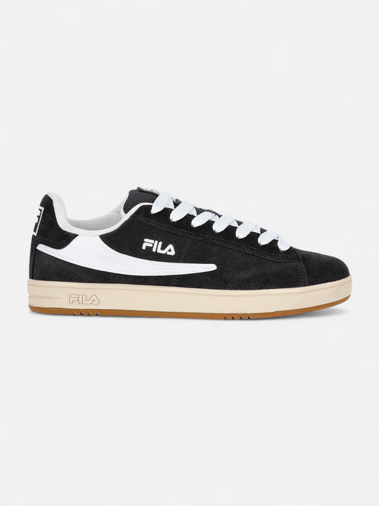 Zapatillas Fila Court 90 Negro Blanco Marrón