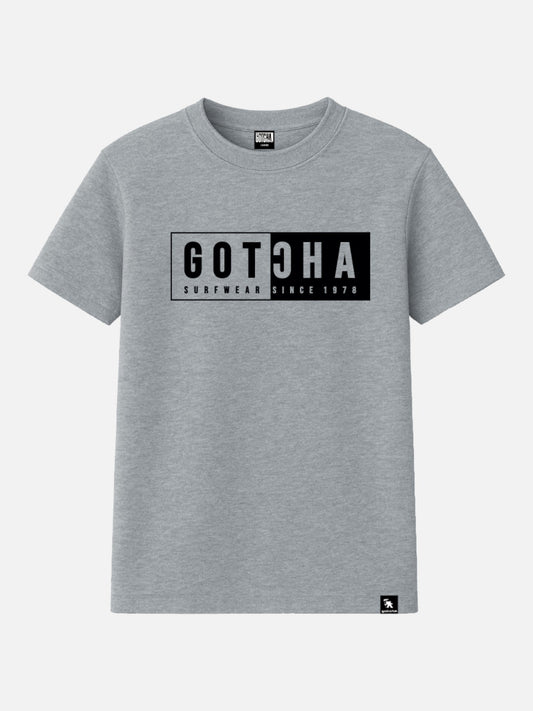 Remera Gotcha Grip Gris Melange