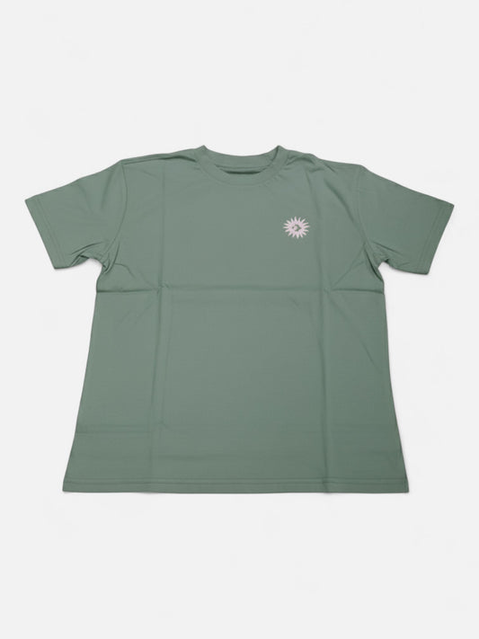 Remera Converse Mujer Floral Graphic Verde