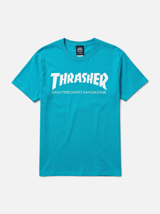 Remera Thrasher Skatemag Turquesa
