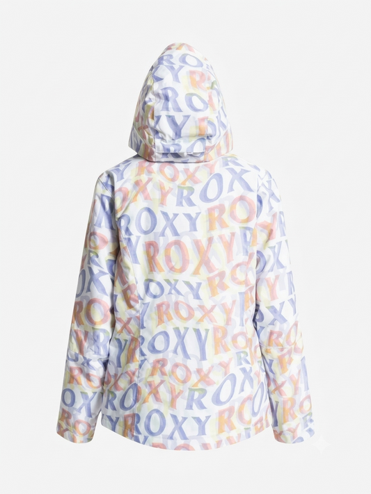 Campera Roxy Snow Jetty Niña Lila Pastel