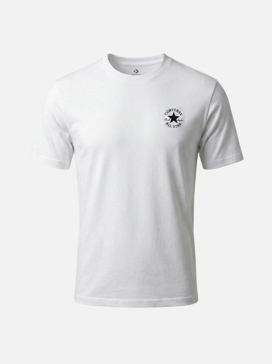Remera Converse Small Patch Blanco