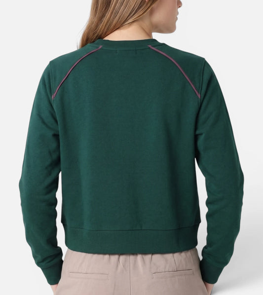 Buzo Mujer Converse Crew Neck con Estampa