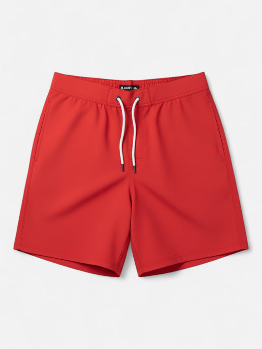 Malla Gotcha Solid Boardshort 18 Rojo