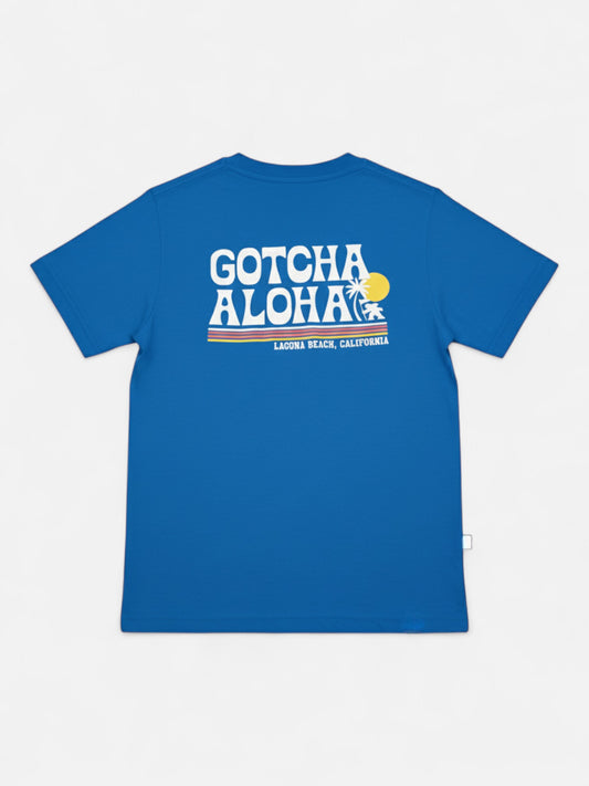 Remera Gotcha Aloha Niño Azul