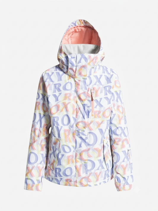 Campera Roxy Snow Jetty Niña Lila Pastel