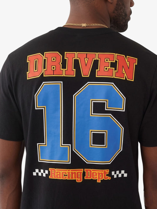 Remera Driven Racing Sports Negro