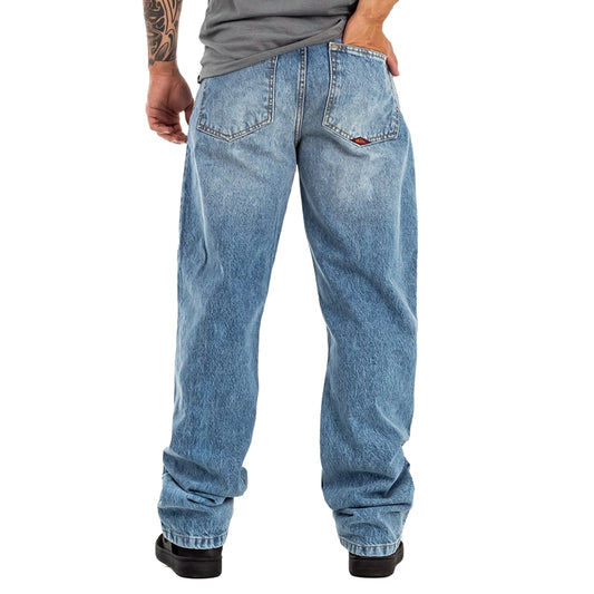 Jean Quiksilver Baggy Washed Celeste - Indy